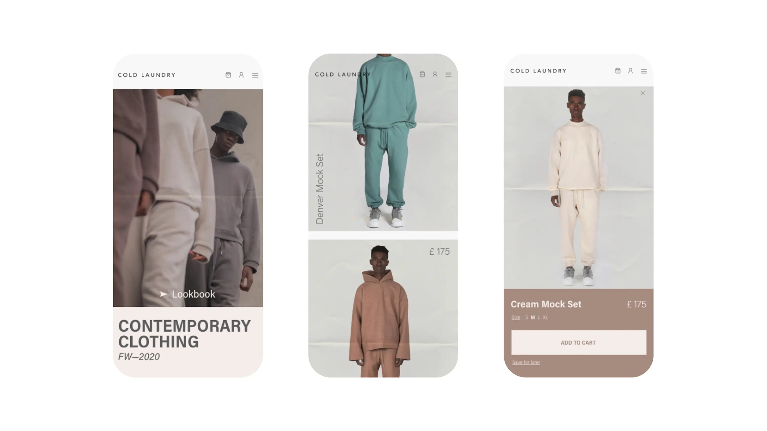 maquette mobile de Cold Laundry